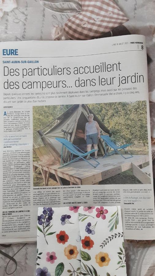 Saint-Aubin-sur-Gaillon Lodge Exterieur 2 Personnes מראה חיצוני תמונה